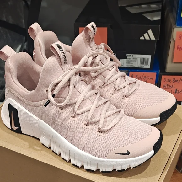 Nike Free Metcon 6 Premium 'Pink Oxford Light Soft Pink Black' - Picture 1 of 7